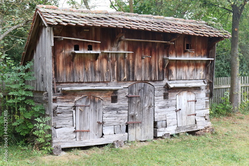 Alter Taubenschlag auf dem Bauernhof.