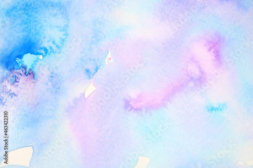 Watercolour Splatter Paint Abstract Blended Background