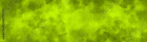 Abstract green watercolor background with smoke or haze texture background