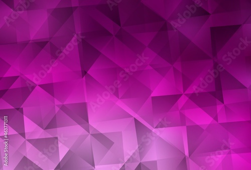 Light Pink vector abstract polygonal background.