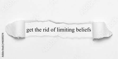 get the rid of limiting beliefs 