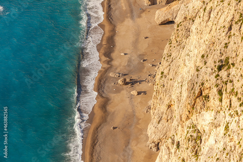 Coast at Assos; Elevated View; Kefalonia; Greece; Ionian Islands;