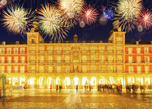 Plaza Mayor in Madrid, Spain