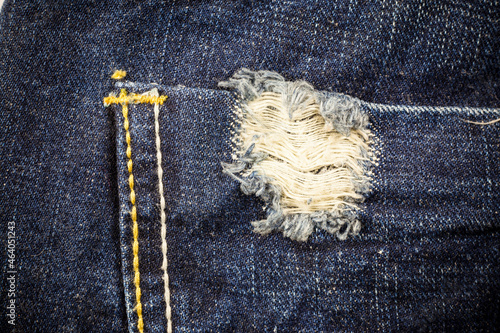 Torn denim dirty jeans texture