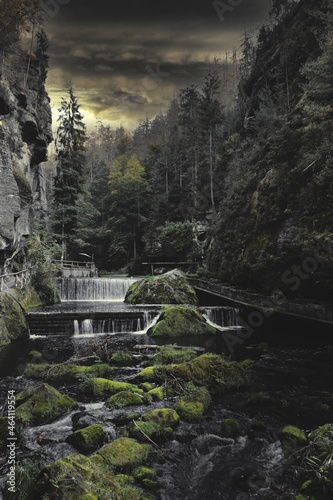 Die Edmundsklamm in der Böhmischen Schweiz