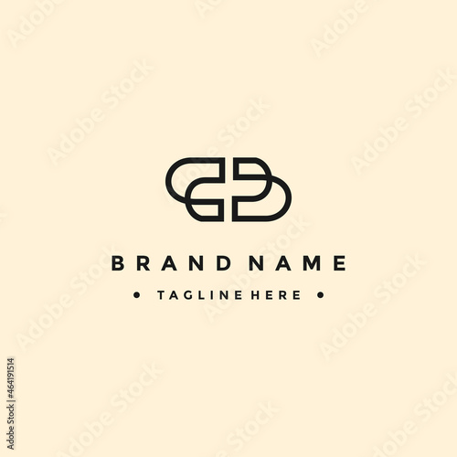 Letter BB Logo vector design template