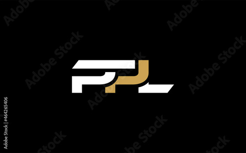 PPL Letter Initial Logo Design Template Vector Illustration