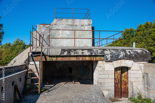 Fort Benedetto, Part of the Barbariga Defence Groupin Istria. Forno Fortress is a coastal fortress located in Barbariga, which the Austrian Navy built in 1904 to protect its main port.