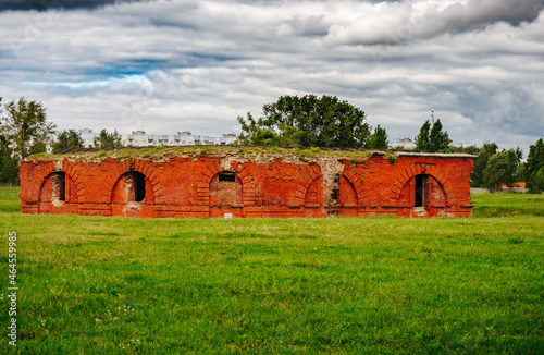 Fortification structure. Bobruisk fortress. The city of Bobruisk. Belarus. 1810 - 1812 years.