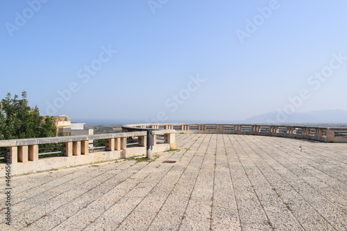 Piazza Bagolino, one of the main squares of Alcamo, in the province of Trapani, Sicily, Italy