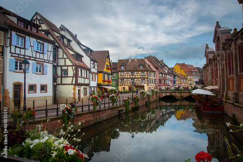 Canal in the town of Colmar France