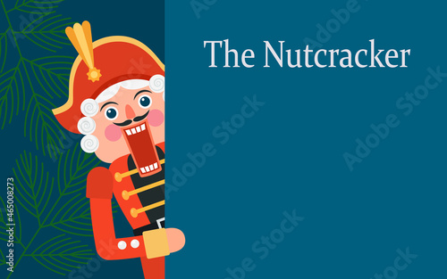 the character of the Nutcracker from the Christmas ballet.