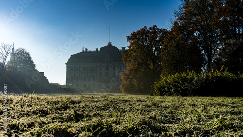 park pałacowy w Pszczynie na Śląsku w Polsce