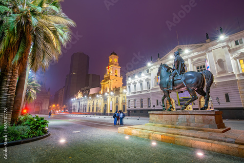 Plaza de las Armas square in Santiago Chile