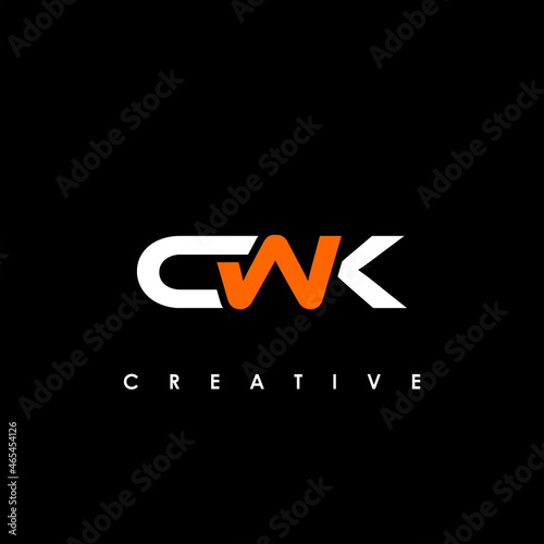 CWK Letter Initial Logo Design Template Vector Illustration