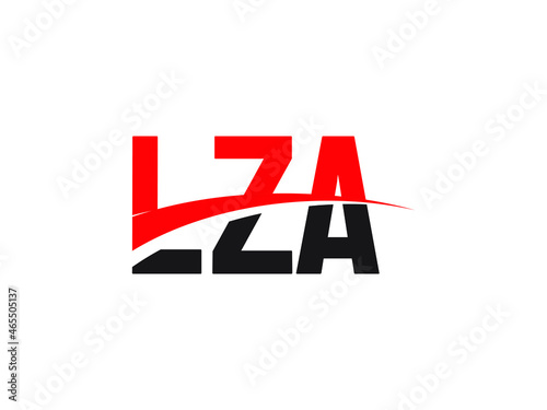 LZA Letter Initial Logo Design Vector Illustration