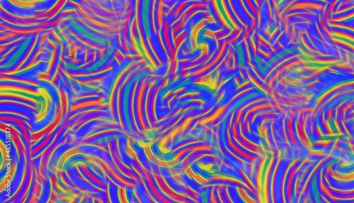 Rainbow Background Pattern Design