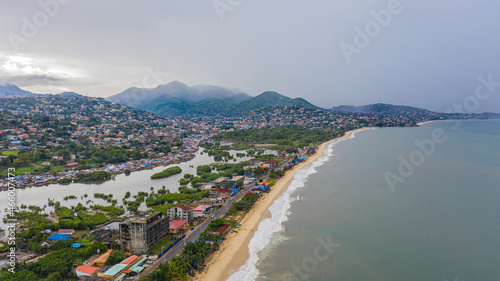 The beauties of Freetown sierra Leone.... listening to the sound of the ocean relaxes any anxiety.