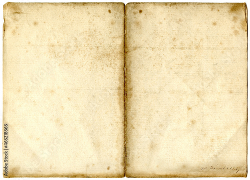 フランス公文書の紙、17世紀のカリグラフィー