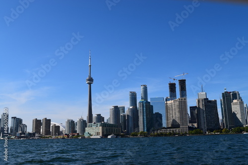 Skyline of Toronto seen from the water