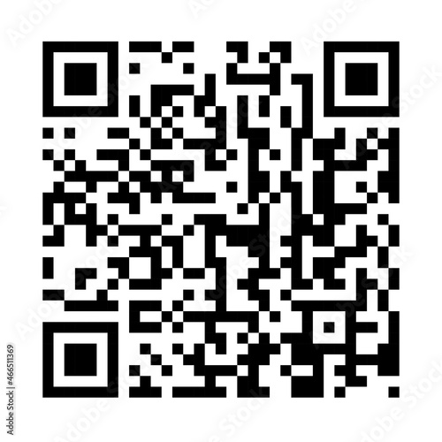 Scan QR code icon. Digital scanning qr code. QR code scan for smartphone. QR code for payment. Scan QR code symbol - stock vector.