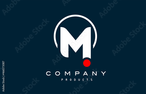 M alphabet letter logo icon. Creative design for company and business