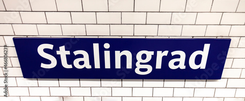 Stalingrad is the name of the Paris Metro station.