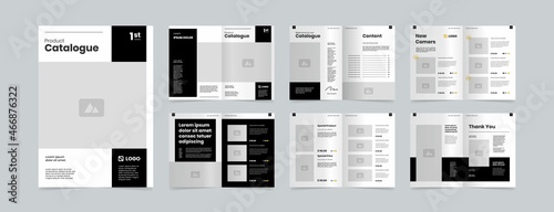 modern a4 product catalog design template