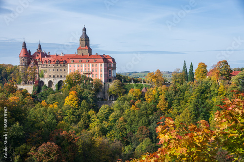 Great residence of the Hochbergs - Ksiaz Castle in Walbrzych, Lower Silesia, Poland