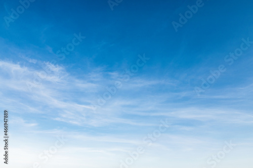 blue sky with white cloudy