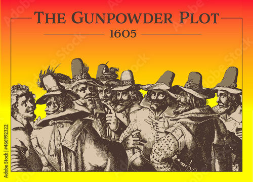 The Gunpowder Plot, Guy Fawkes, Robert Catesby, Thomas Percy. 1605 - 5th November - Bonfire night