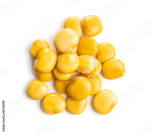 Pickled yellow Lupin Beans