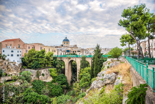 View at the Massafra town in Apulia,South Italy