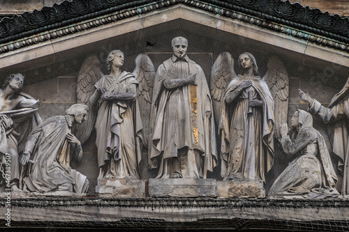 Church of Saint-Vincent-de-Paul (Eglise Saint-Vincent de Paul, 1824 - 1844) dedicated to Saint Vincent de Paul. Paris, France.