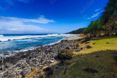 Beach at Grande Anse place, Reunion Island