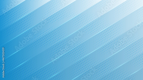 blue gradient background with a combination of lines and dots.