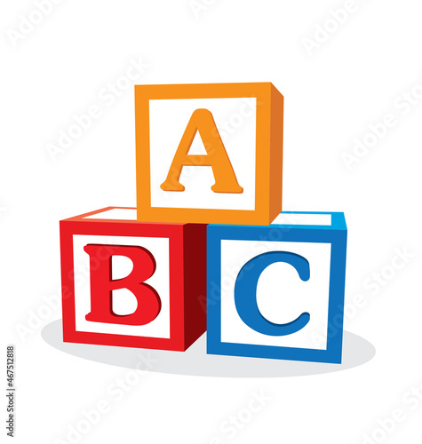 childrens abc letter blocks