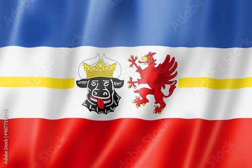 Mecklenburg Vorpommern state flag, Germany