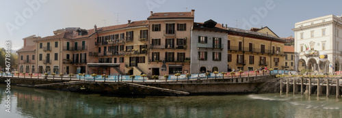 Lakefront at Omegna, Lago d'Orta, showing fountains