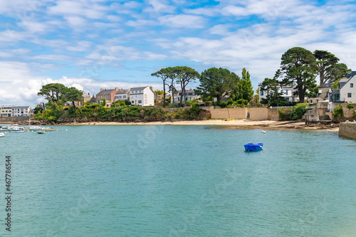 Port Navalo in Brittany, beautiful village at the entrance of the Morbihan gulf