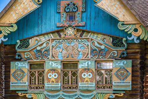 Wooden house Teremok, Flenovo, Russia