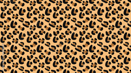 seamless leopard skin vector pattern for fabric, wallpaper, wrapping paper, craft, texture and others. seamless jaguar skin vector, seamless cheetah skin vector, seamless cougar skin, animal print.