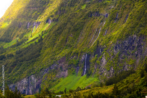 Waterfalls of Grand Ilet, Salazie, Reunion Island