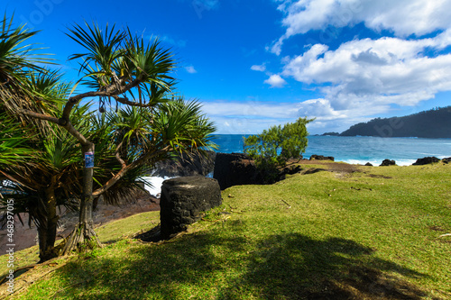 Coast close to Four A Chaux place, Reunion Island