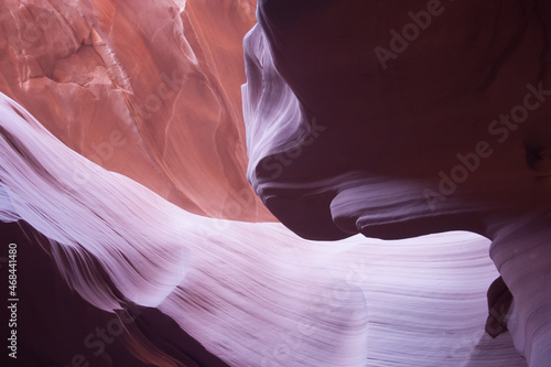 Natural Abstraction from the Antelope Slot Canyon on the Navajo Reservation