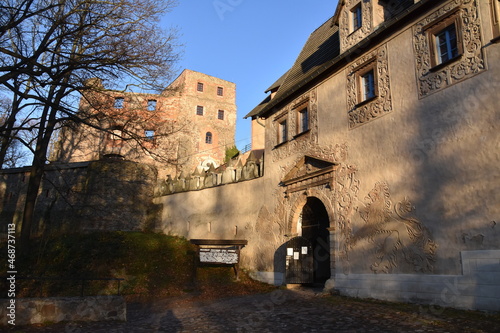 Zamek Grodno, Zagorze Slaskie, sredniowieczna twierdza na Dolnym Slasku, 