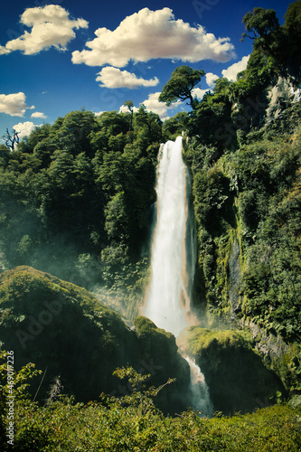Salto El Leon waterfall, Pucon, Chile