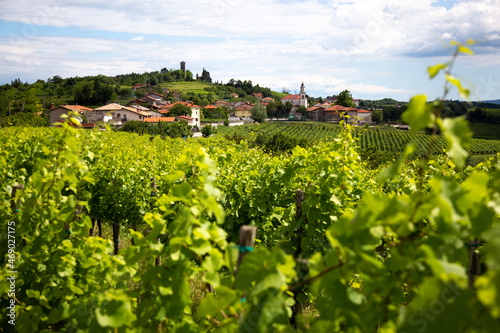 Smartno medieval village in Goriska Brda region, Slovenia.