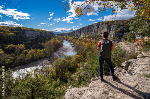 Frankreich bei der Ardèche