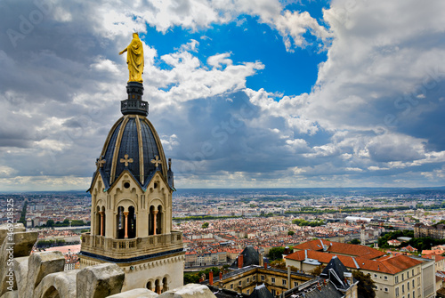 View of Lyon city, Lyon, France
